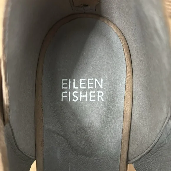 Eileen Fisher Jenkins Tan Ankle Boots Booties Size 8 - Picture 2 of 8